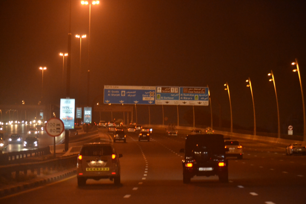 RTA speed limit Dubai Sharjah